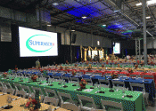 Large venue AV Production setup for Lunch in Silicon Vally
