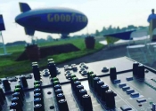 Audio Mixer used at Goodyear Blimp welcoming event.